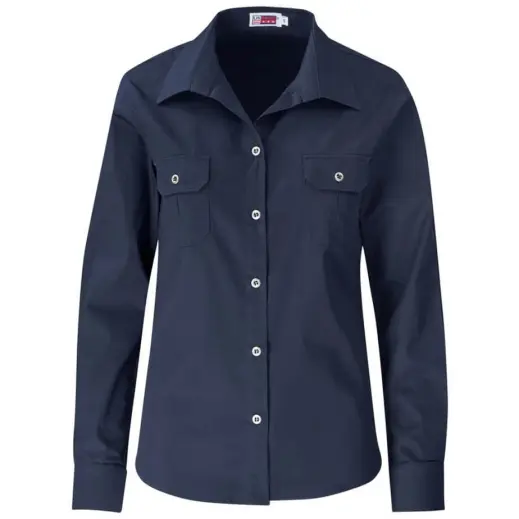 Ladies Long Sleeve Wildstone Shirt Navy